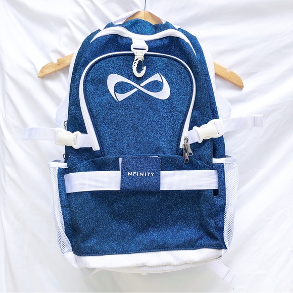 NFINITY Handbags - NFINITY | LIMITED EDITION CLASSIC ROYAL BLUE SPARKLE CHEER BACKPACK